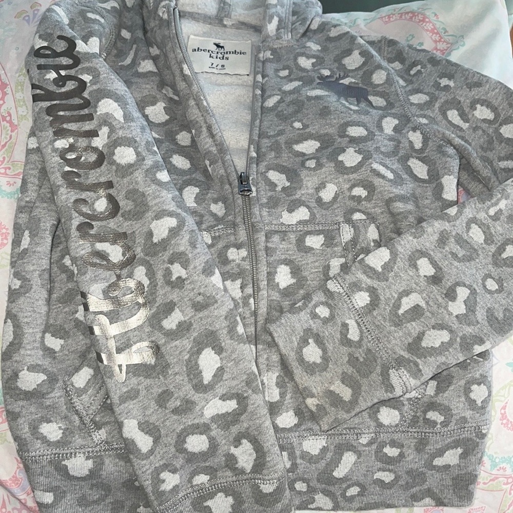 Abercrombie girls zip up hoodie -
